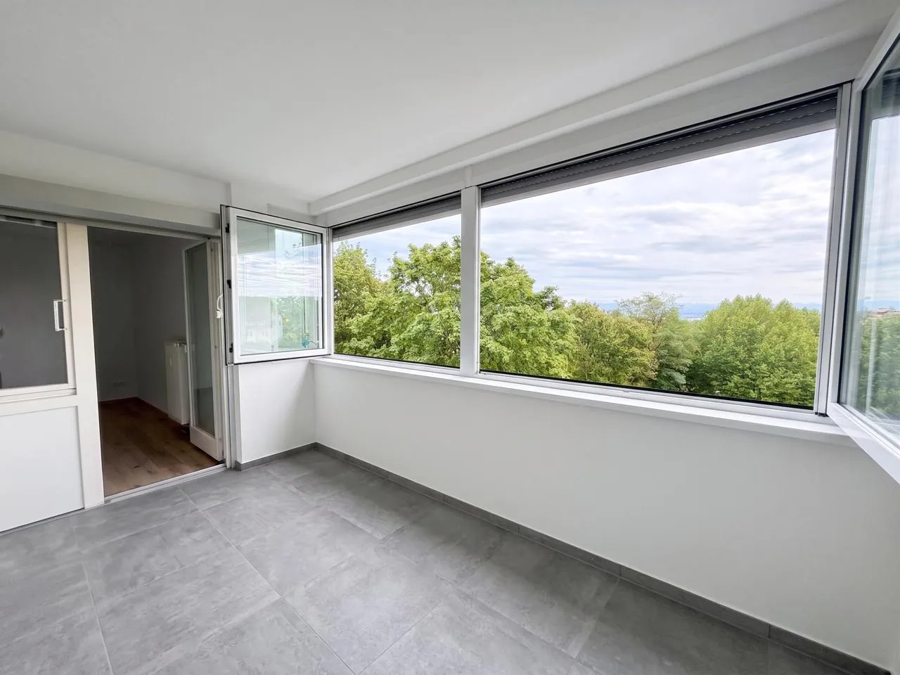 Visualisierung – Loggia mit Weitblick